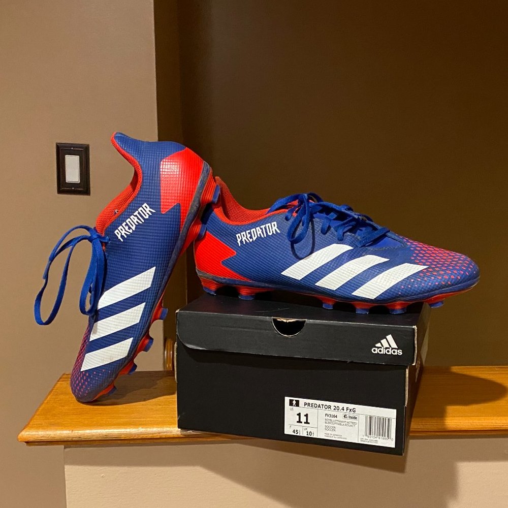 Adidas Predator 20.4 FXG Soccer/Football Cleats Size 11